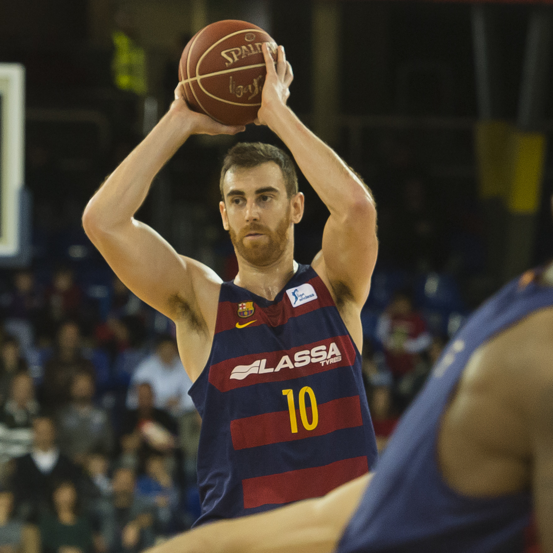 Claver, en su etapa con el Barça.